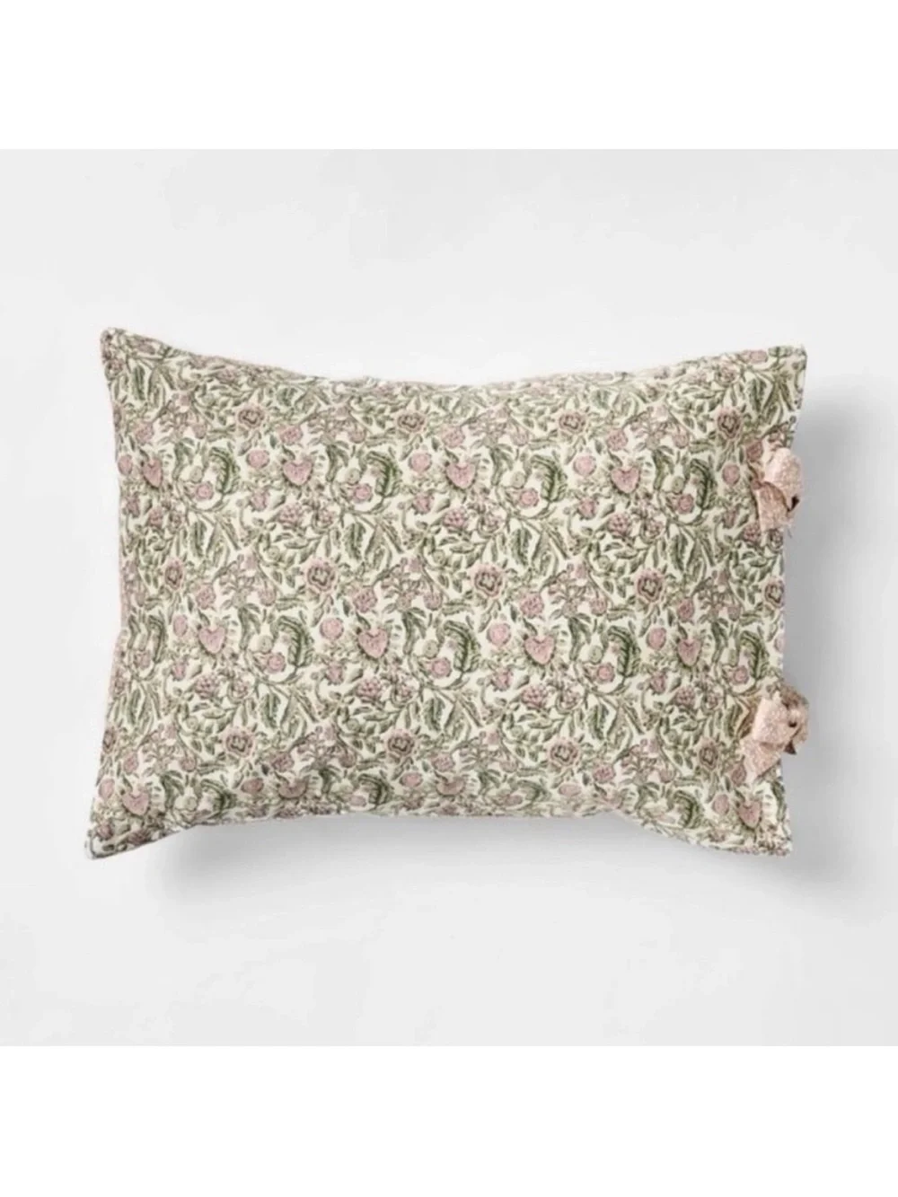 Threshold Taupe and Cream Floral Comforter Set